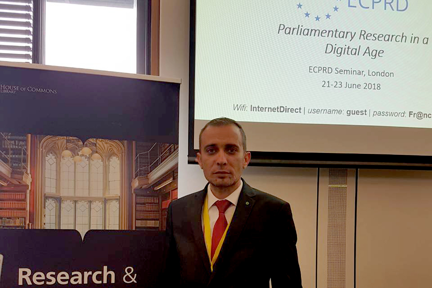 Секретар Заједничке службе Парламентарне скупштине БиХ Кенан Вехабовић учествује на ECPRD-овом семинару у Лондону